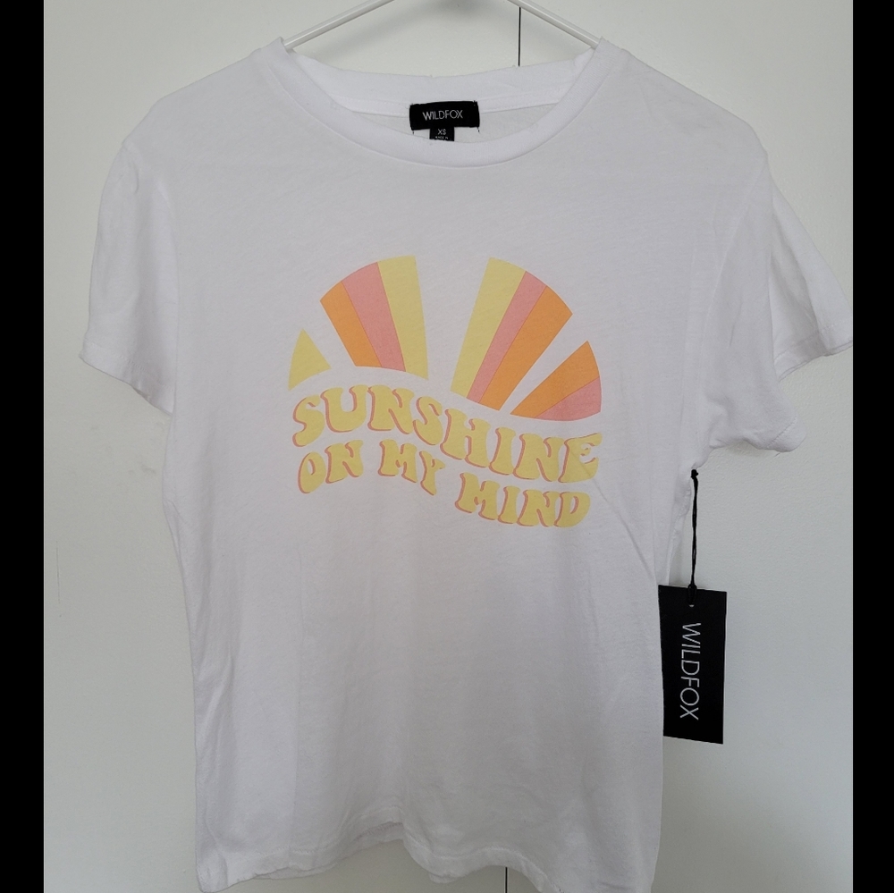 Wildfox Sunshine Graphic Tee